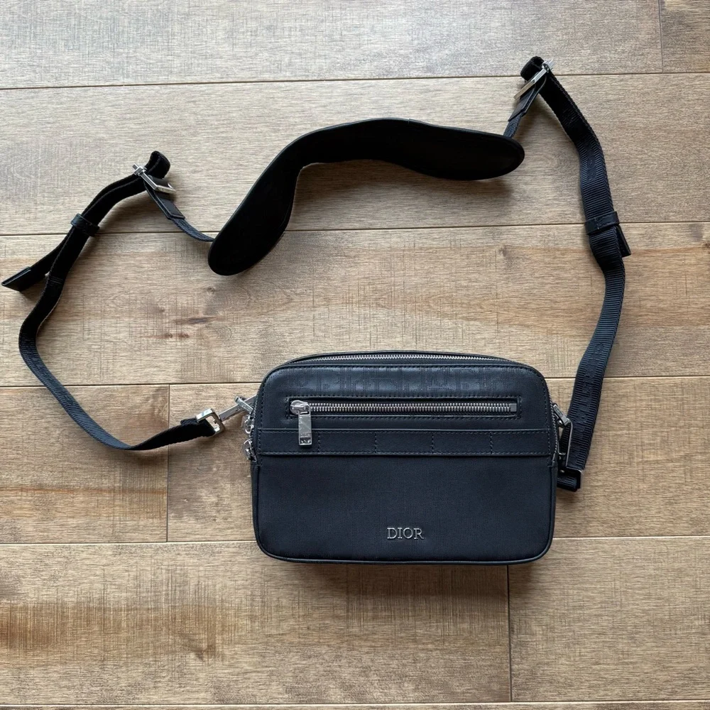 Dior Leather Oblique Safari Handbag - Picture 2 of 7